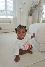 Load image into Gallery viewer, Kids &#39;Favourite Days&#39; Tee - White &amp; Red