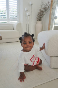 Kids 'Favourite Days' Tee - White & Red