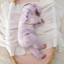 Load image into Gallery viewer, Bow Knit Topknot - Lavender
