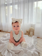 Load image into Gallery viewer, The Flax Bloomer - Sage Stripe