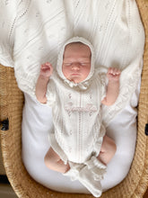 Load image into Gallery viewer, Margot Knit Romper - Milk