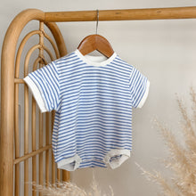 Load image into Gallery viewer, Terry Slouch Romper - Sky