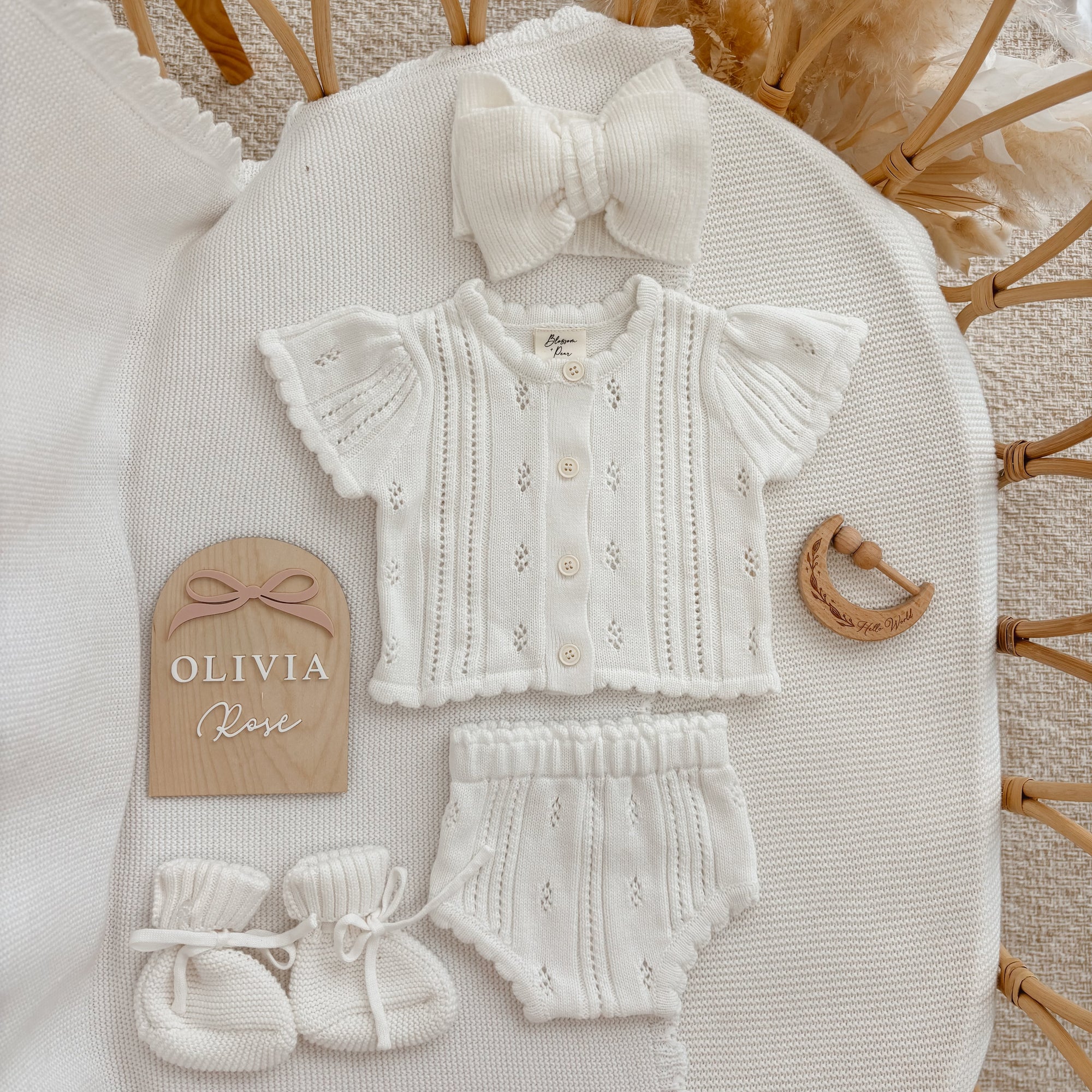 Margot Shortie Set - Milk
