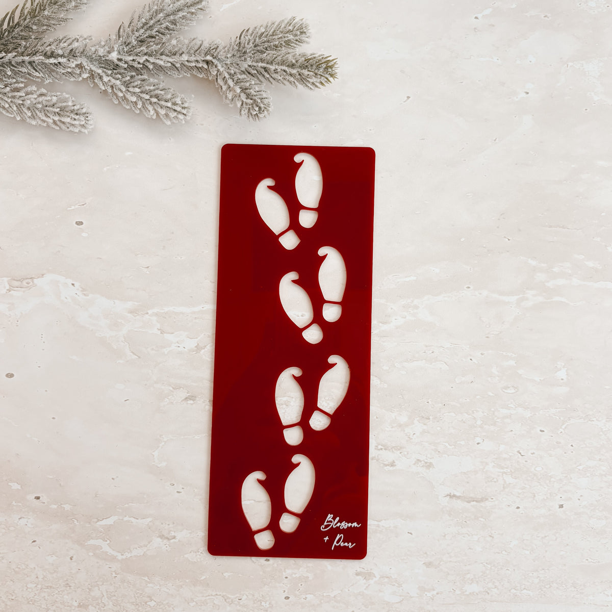 Elf Footprints Stencil