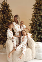 Load image into Gallery viewer, Ladies Christmas PJs - Long Sleeve - Theodore Bear