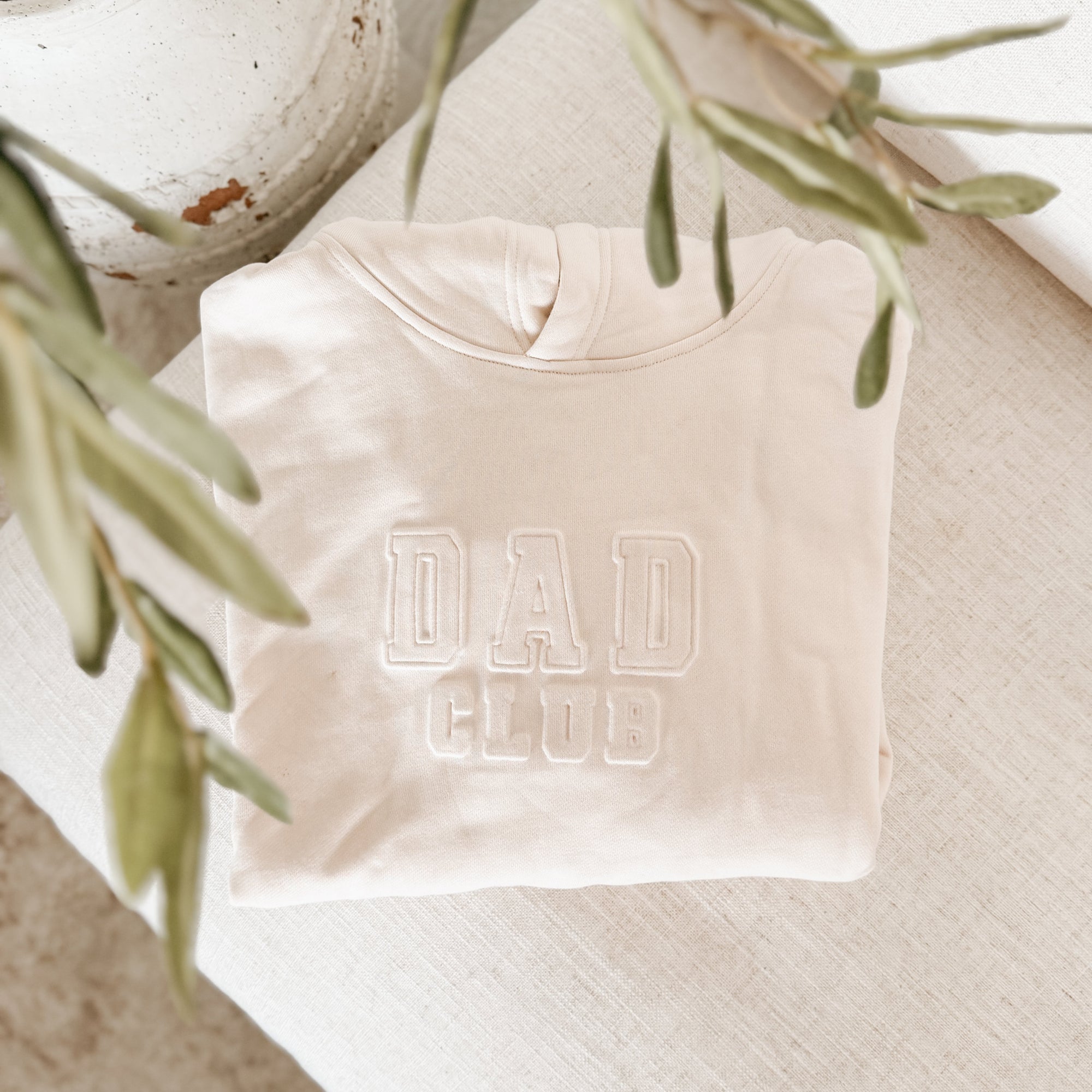The 'Dad Club' Hoodie - Cream