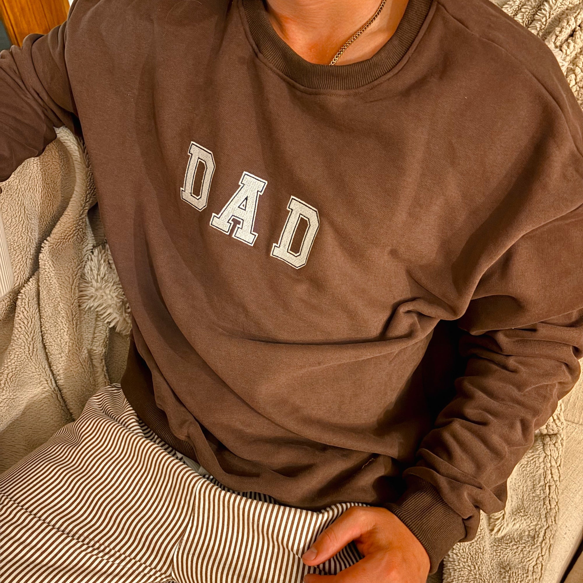 ‘Dad’ Sweater - Espresso