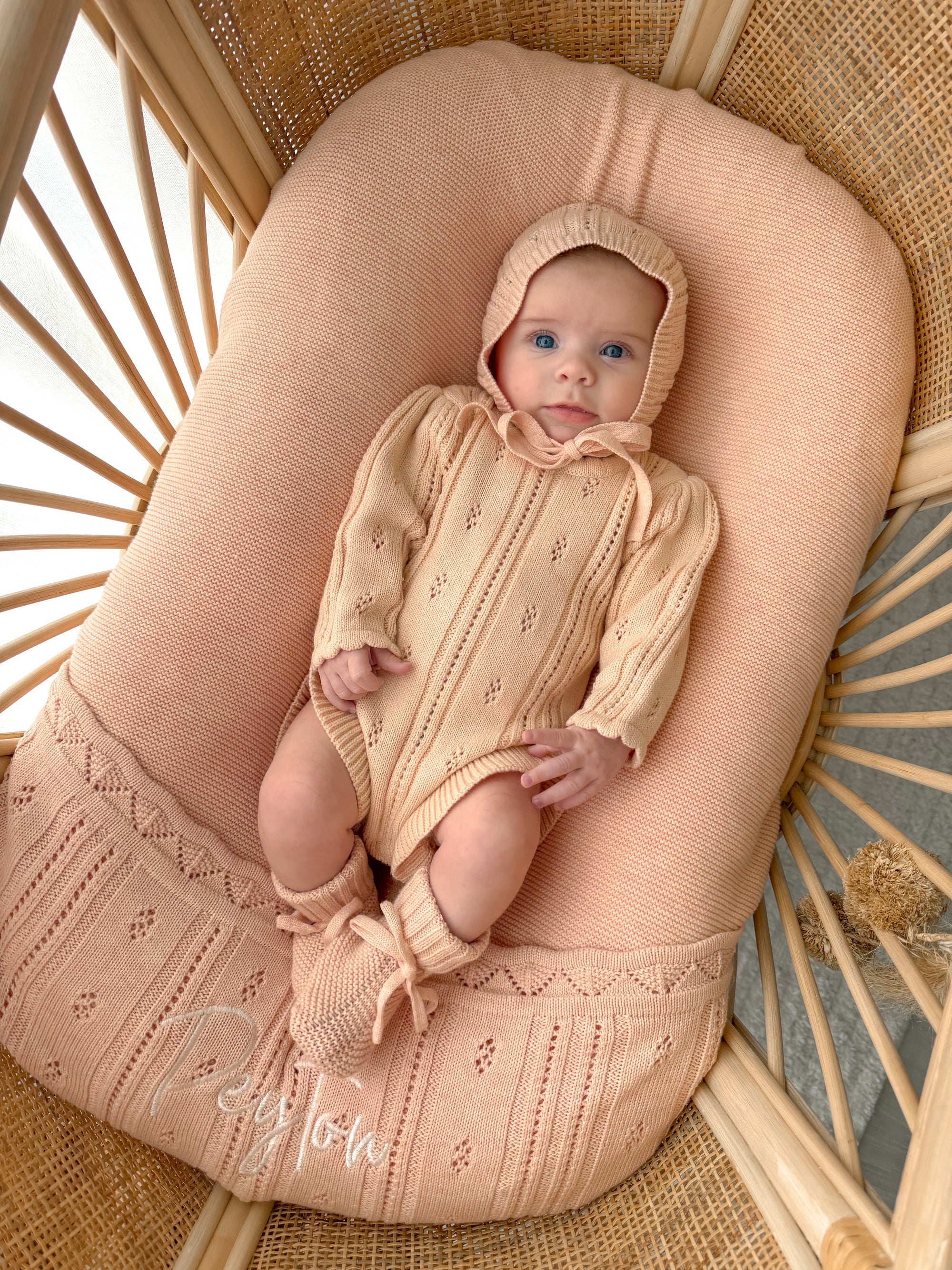Margot Long Sleeve Frill Leg Romper - Pink Lemonade