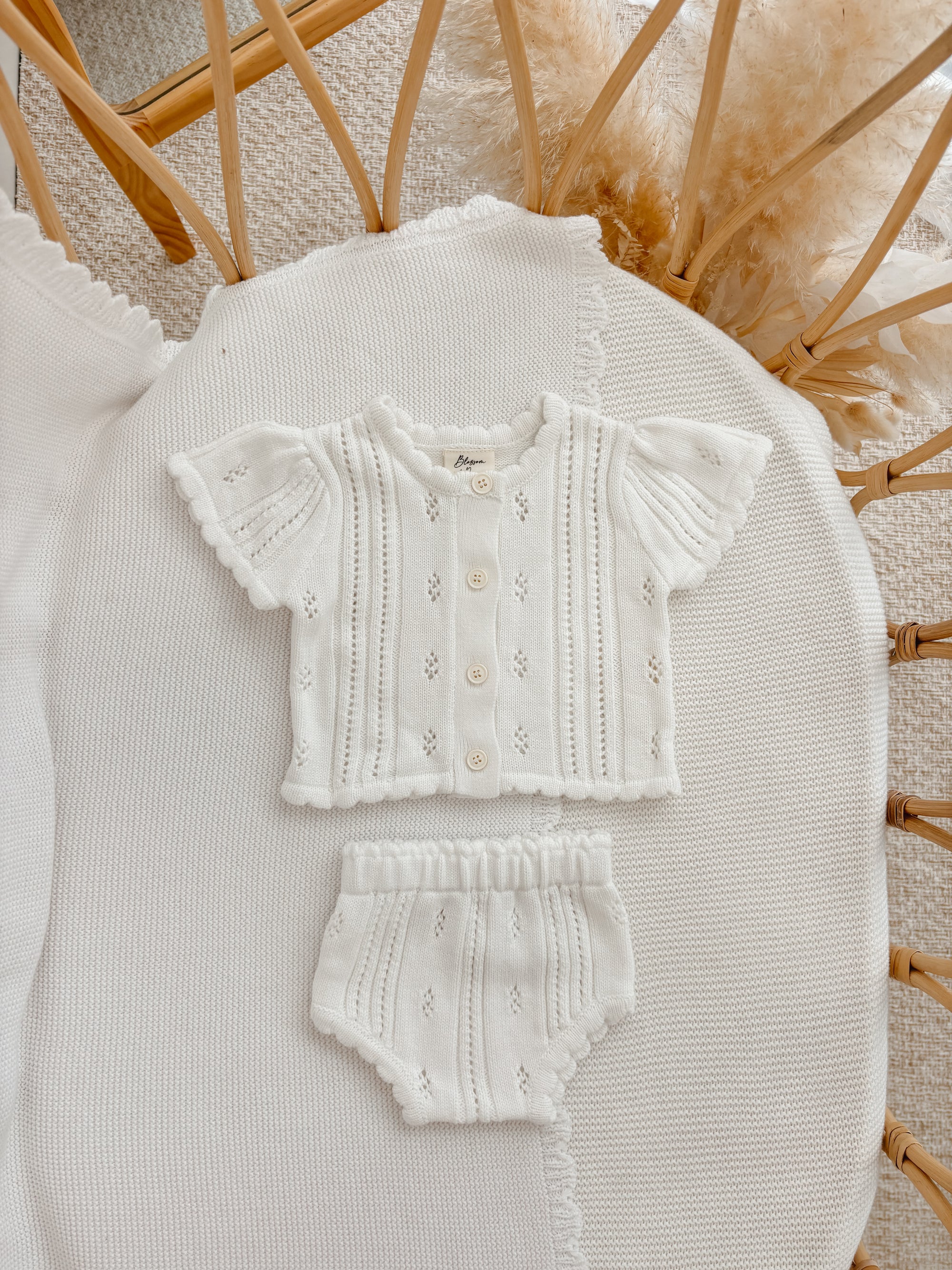 Margot Shortie Set - Milk
