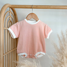 Load image into Gallery viewer, Terry Slouch Romper - Blush