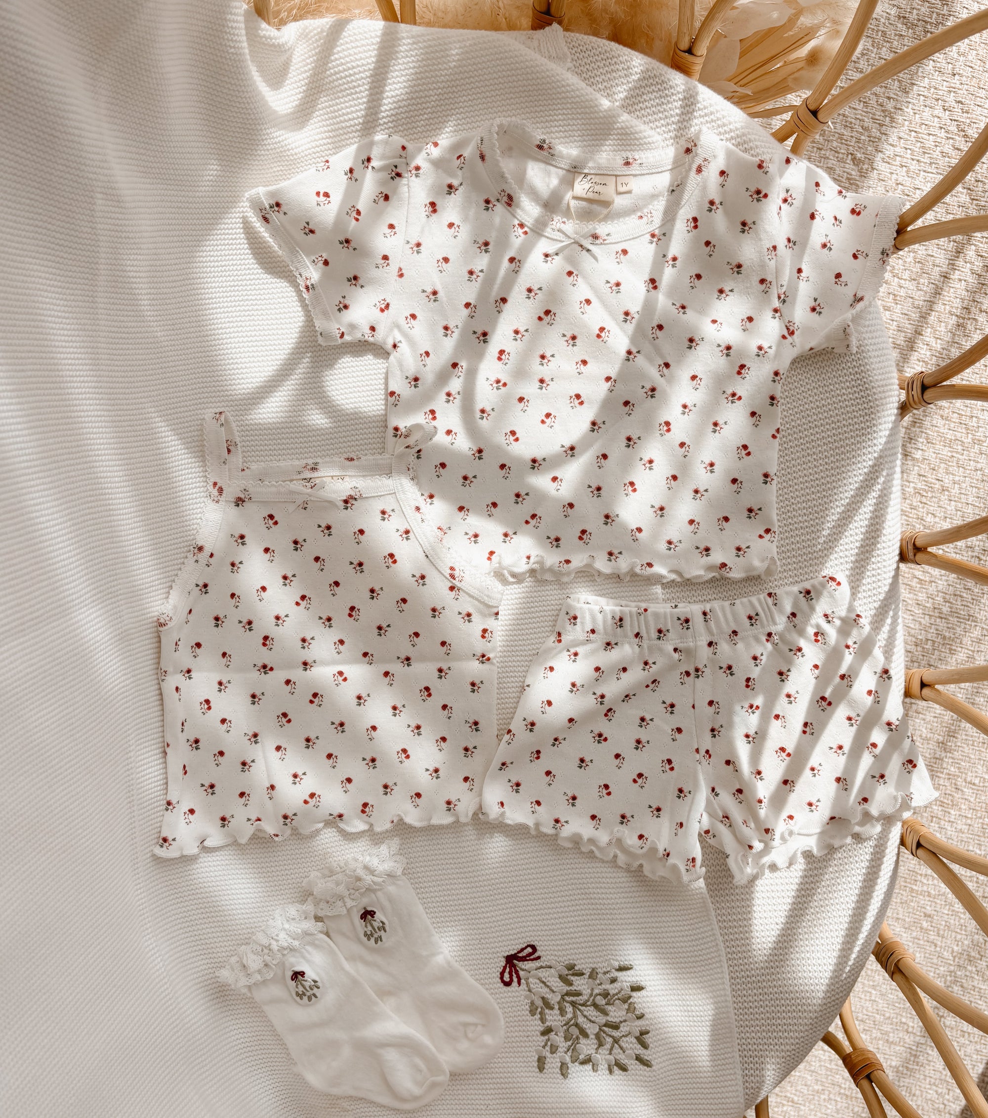 Pointelle Tee