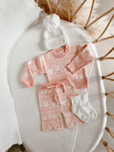 Load image into Gallery viewer, Blush Fair Isle 2 Piece Set - Long Sleeve