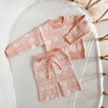 Load image into Gallery viewer, Blush Fair Isle 2 Piece Set - Long Sleeve