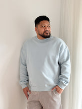 Load image into Gallery viewer, Men&#39;s Sweater &#39;Favourite Days&#39; Crew Sweater - Blue
