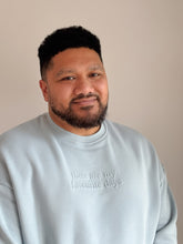 Load image into Gallery viewer, Men&#39;s Sweater &#39;Favourite Days&#39; Crew Sweater - Blue
