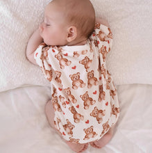 Load image into Gallery viewer, Teddy Bear Heart T-Shirt Romper