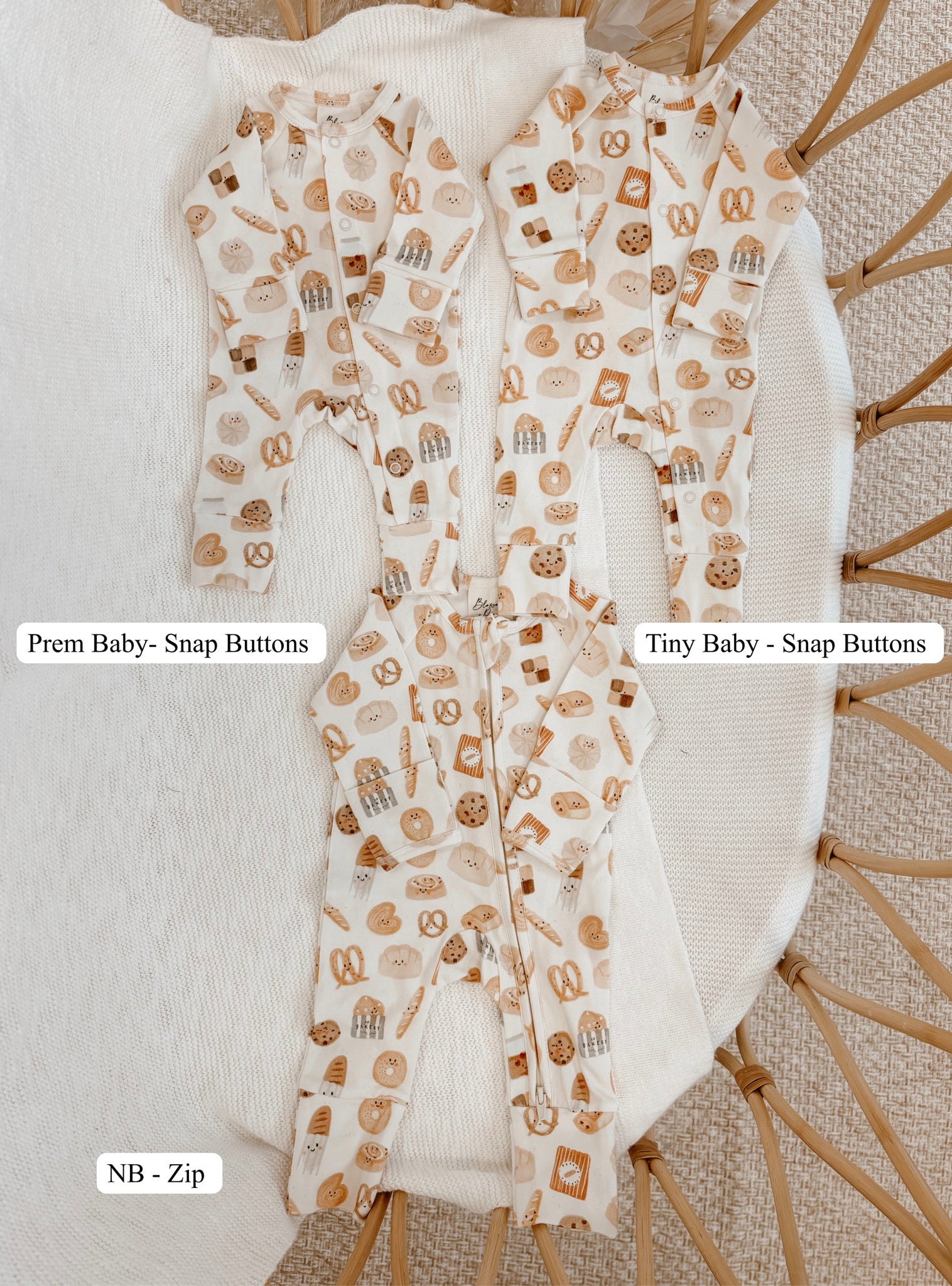 Cotton Growsuit - Patisserie