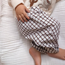 Load image into Gallery viewer, Kids White Checker Pants