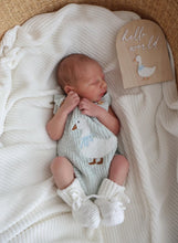 Load image into Gallery viewer, Goose Singlet Knit Romper - Periwinkle Blue - PRE ORDER EST DISPATCH LATE NOV