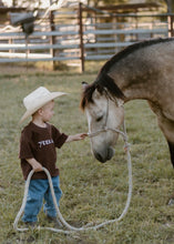 Load image into Gallery viewer, 'Yeehaw' Slouch Tee - Espresso