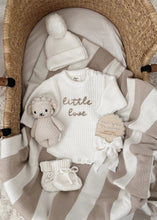 Load image into Gallery viewer, &#39;Little Love&#39; Long Sleeve Knit Romper - Milk
