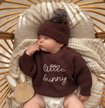 Load image into Gallery viewer, Mini Knit Beanie - Espresso
