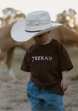 Load image into Gallery viewer, 'Yeehaw' Slouch Tee - Espresso