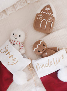Personalised Holiday Velvet Stocking