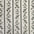 Holly Berry Stripe fabric swatch in White Christmas, printed with grey mistletoe sprigs and berries between fine stripes