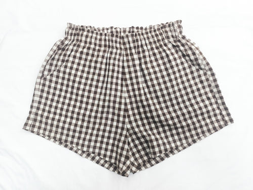 Kid's Cocoa Gingham Shorts