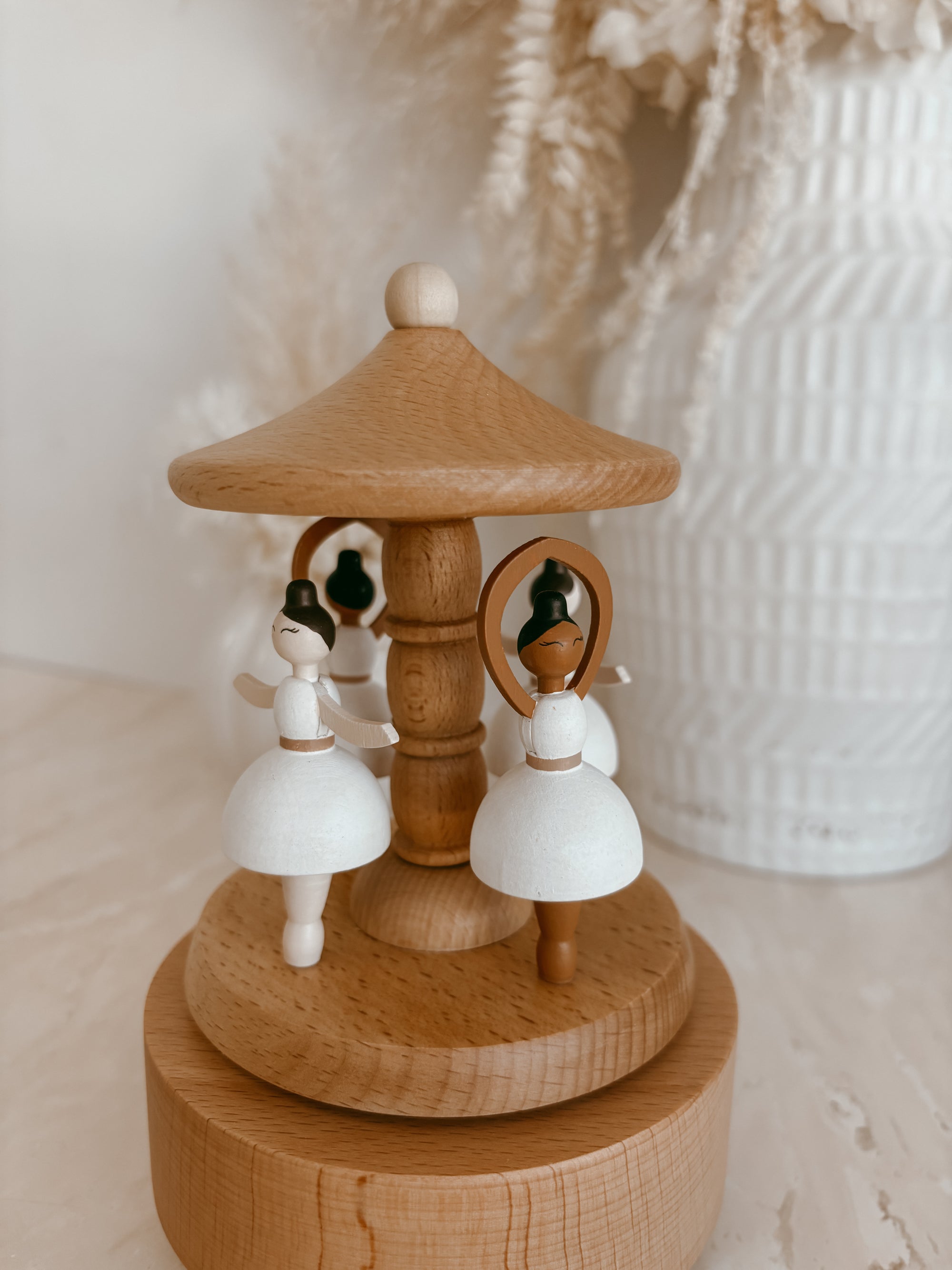 Heirloom Wooden Musical Carousel - Ballerina