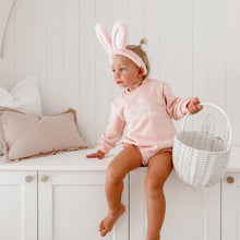 Load image into Gallery viewer, Cotton Tail Romper - Pink (Removable Tail)