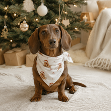 Load image into Gallery viewer, Christmas Dog Bandana - Theodore Bear