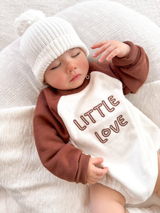 'Little Love' Bubble Romper - Cocoa - PRE ORDER - Est. Dispatch Date Mid May
