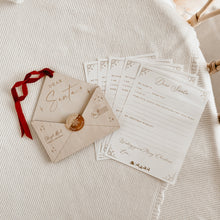 Load image into Gallery viewer, &#39;Dear Santa&#39; Wooden Letter Envelope