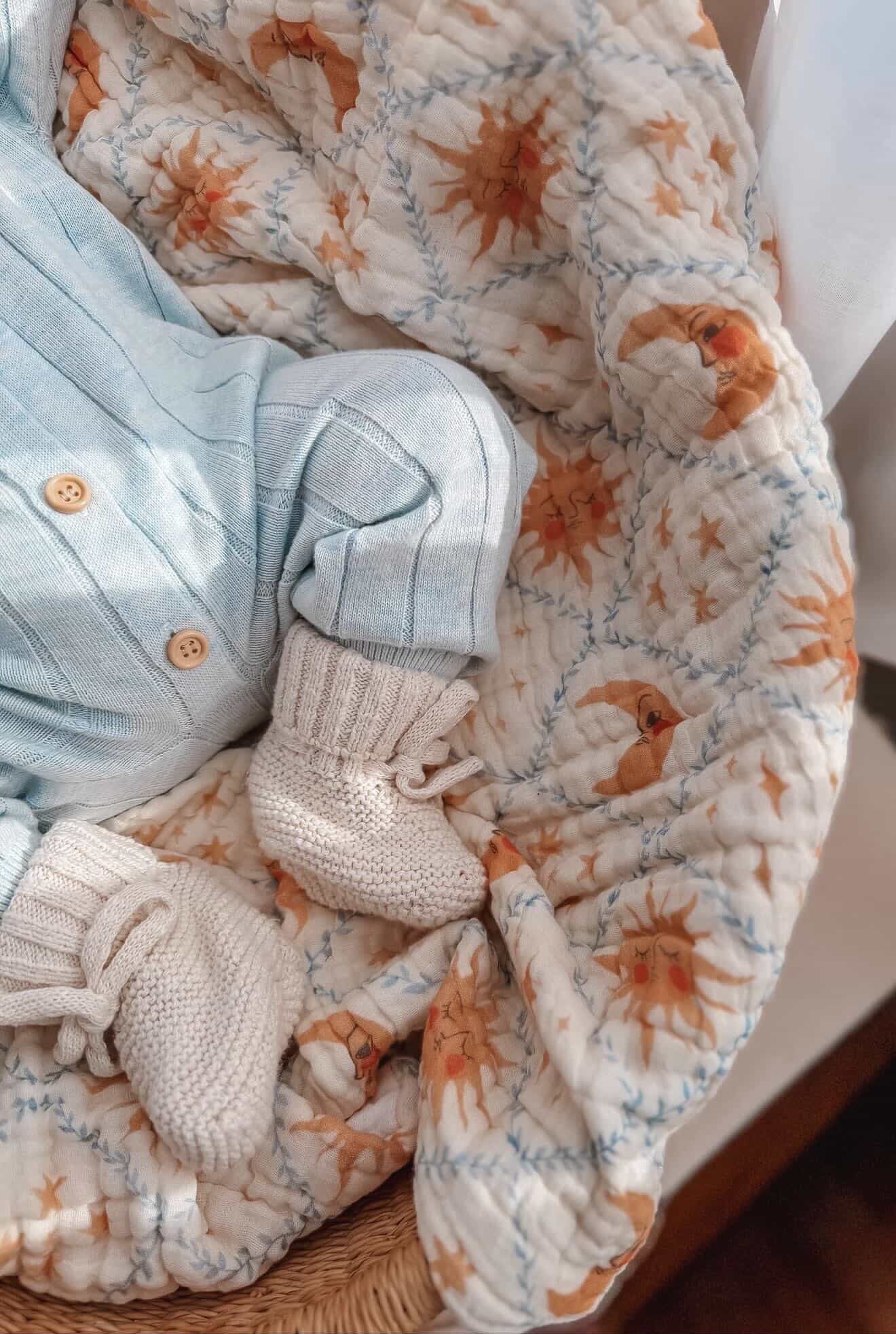 Heritage Muslin Blanket - Celestial Skies
