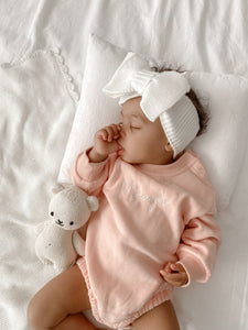 Personalised Long Sleeve Bubble Romper - Fairy Floss