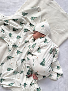Bamboo Swaddle - Christmas Trees
