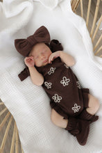 Load image into Gallery viewer, Knit Topknot - Espresso