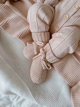 Load image into Gallery viewer, Mini Knit Booties - Pink Lemonade