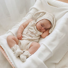 Load image into Gallery viewer, 'Snuggle Bunny' Singlet Knit Romper - Honey