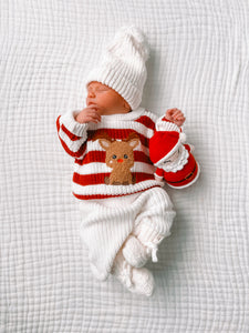 Reindeer Mini Knit Sweater