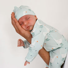 Load image into Gallery viewer, Knotted Cotton Beanie - Puddle Duck