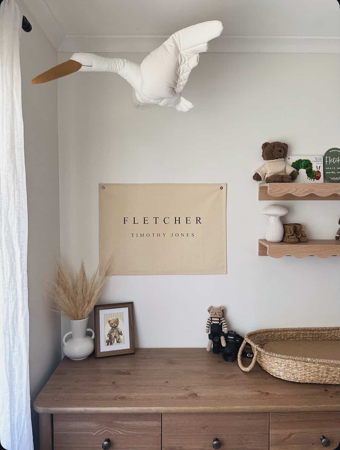 Custom Canvas Name Banner - Vinyl Text