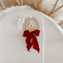 Load image into Gallery viewer, Monogram Vintage Bow Ornament - PRE ORDER Est Dispatch Late September
