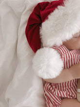 Load image into Gallery viewer, Velvet Santa Hat - Burgundy - PRE ORDER DISPATCH SEPTEMBER