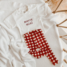 Load image into Gallery viewer, Red Gingham Leggings
