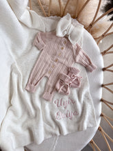 Load image into Gallery viewer, Ribbed Knit Romper - Pink Lemonade