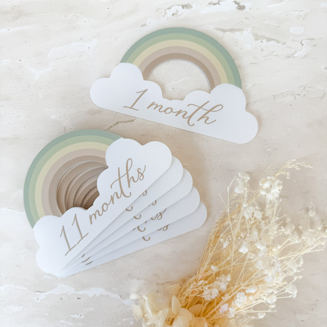 Rainbow Baby Milestone Collection