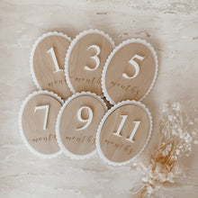 Load image into Gallery viewer, Scallop Baby Milestone Collection - Acrylic